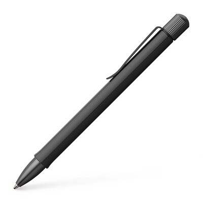 Boligrafo Faber Castell Hexo Aluminio Negro Mate