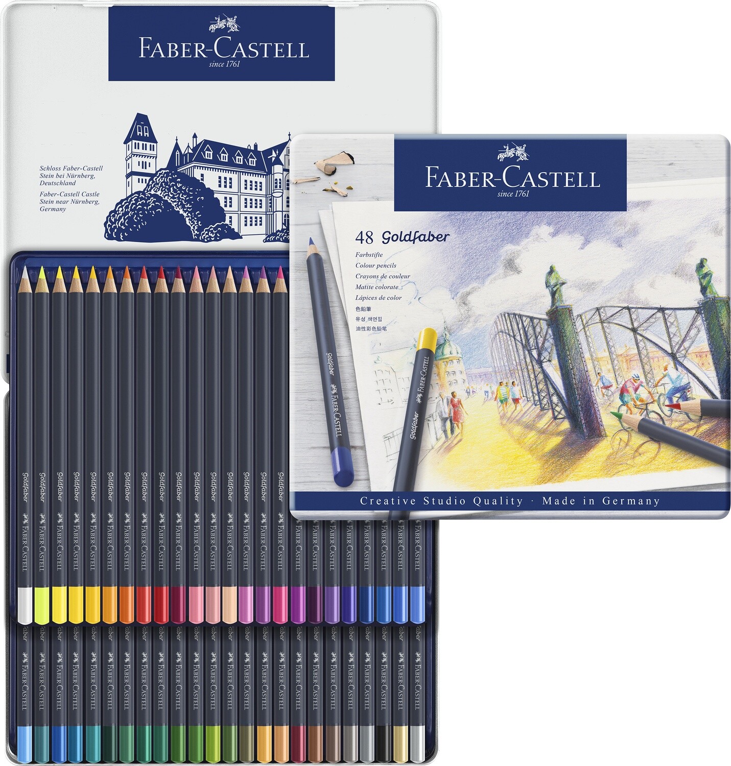 Lapiz Faber Castell Goldfaber 48 colores