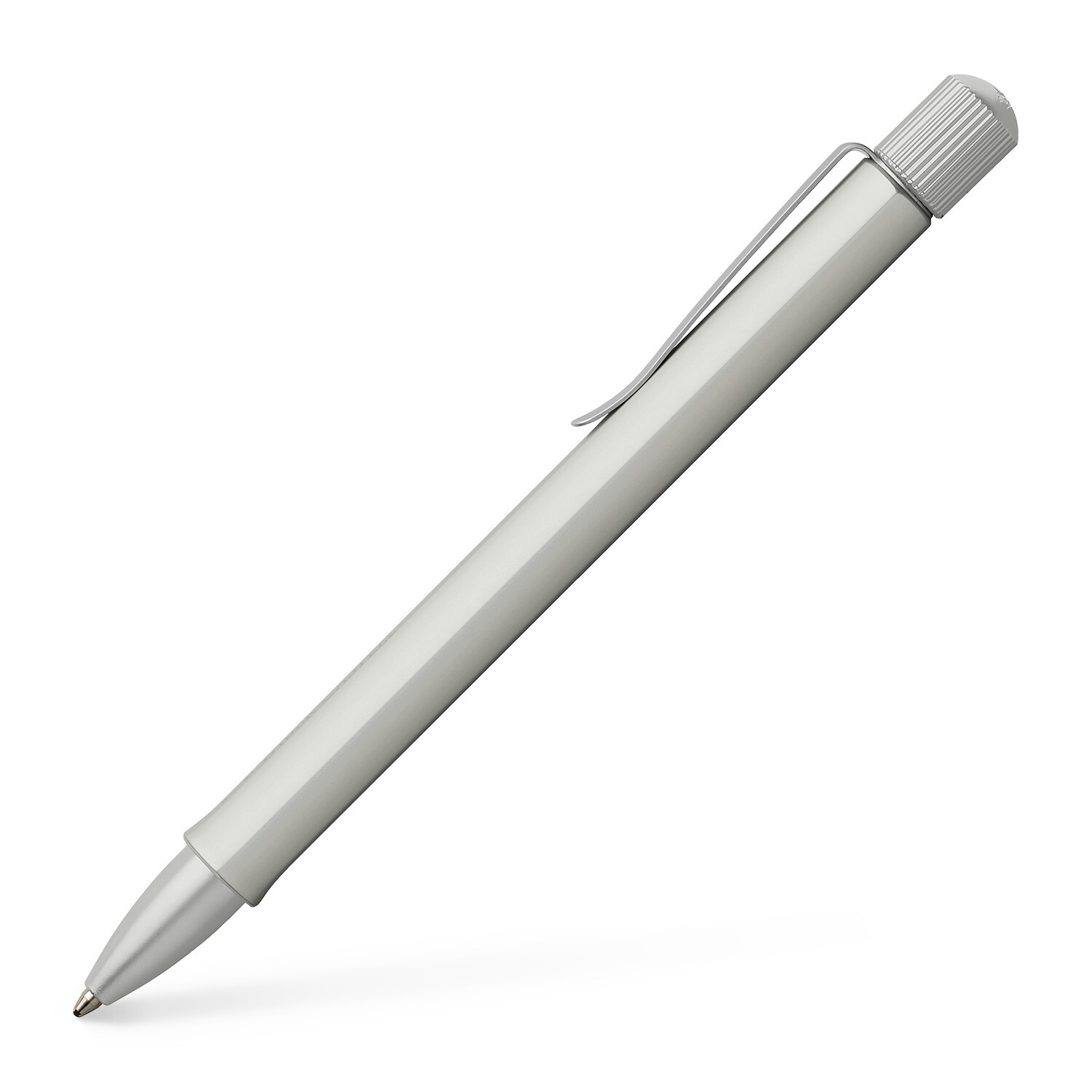 Boligrafo Faber Castell Hexo Aluminio Gris Mate