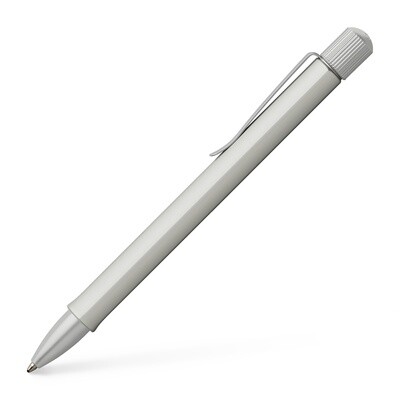 Boligrafo Faber Castell Hexo Aluminio Gris Mate