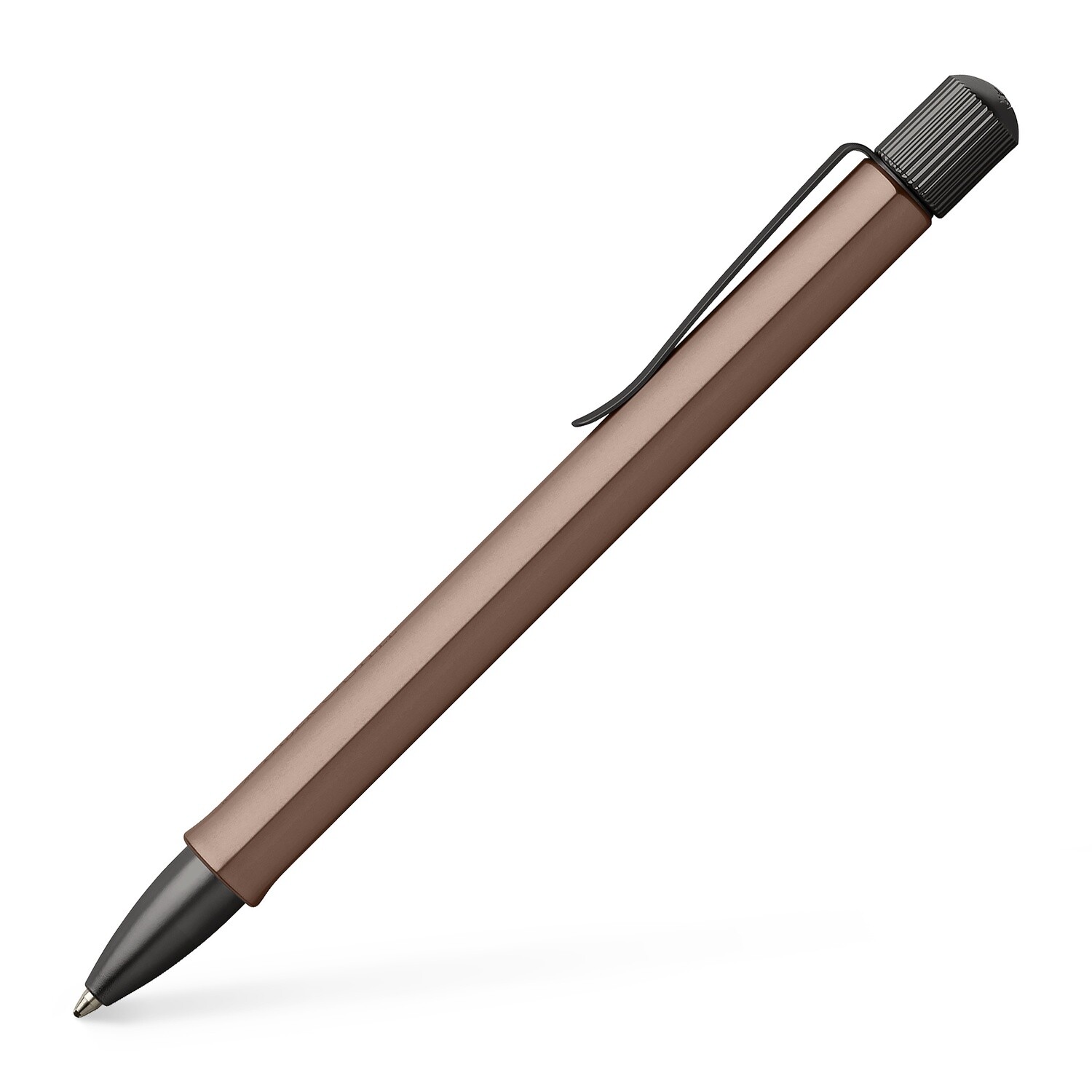 Boligrafo Faber Castell Hexo Aluminio Bronce