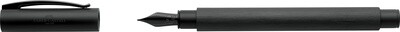 Pluma Fuente Faber-Castell Ambition All Black Punto Fino