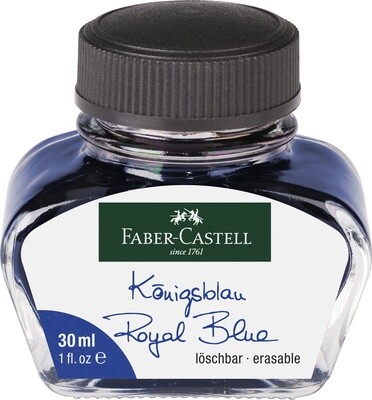 Tinta Faber-Castell 30ml, color Azul Real