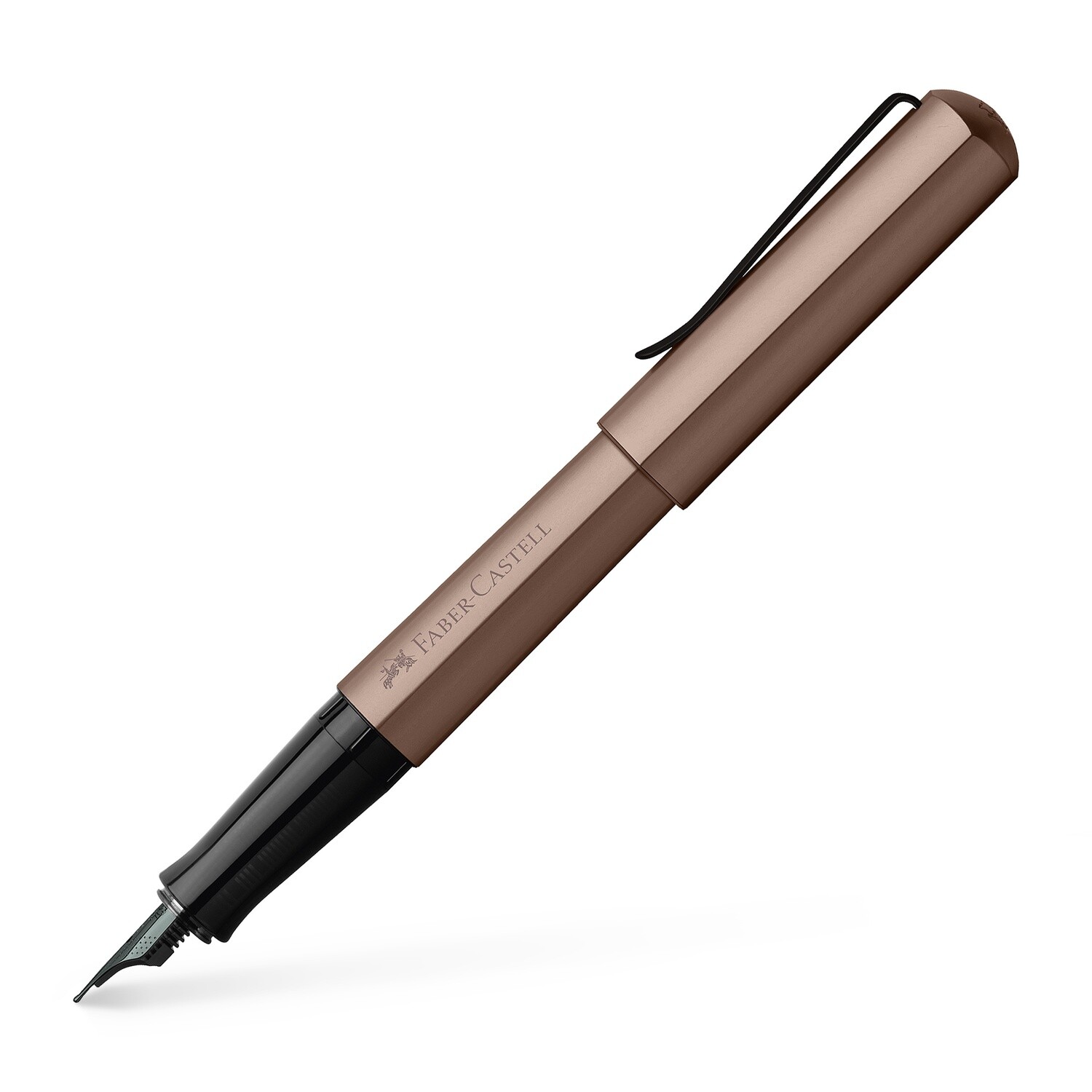 Pluma Fuente Faber Castell Hexo Bronce Punto Fino