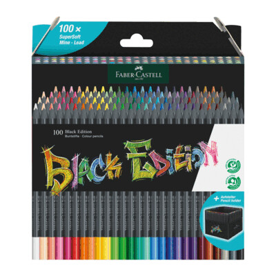Lapiz Faber Castell Black Edition 100 colores
