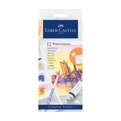 Acuarela Faber-Castell Creative Studio Tubo 12 Colores