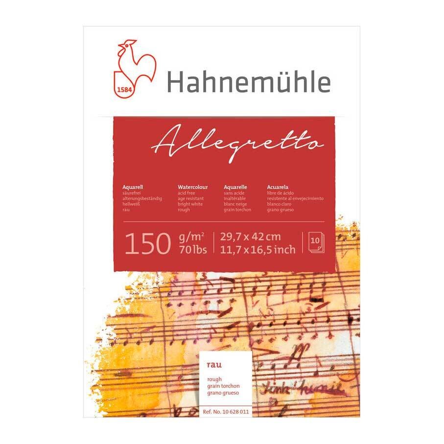 Block Hahnemuhle Allegretto 150gsm, tamaño A3