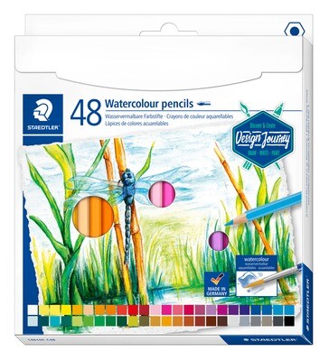 Lápiz Staedtler Design Journey Acuarelable, 48 colores