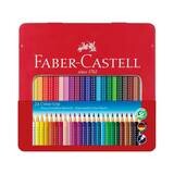 Lapiz Faber Castell Color Grip 2001, 24 colores, caja de metal