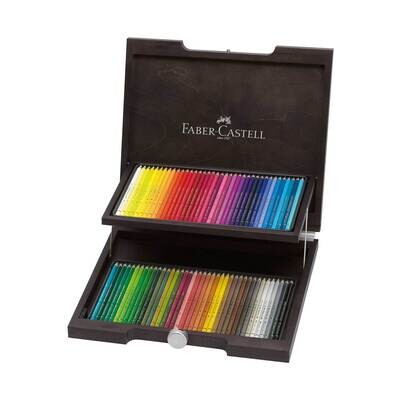 Crayón Polychromos  Faber-Castell Caja De Madera 72 Colores