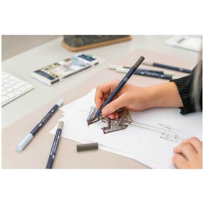 Marcador Faber-Castell Goldfaber Sketch 12 Colores