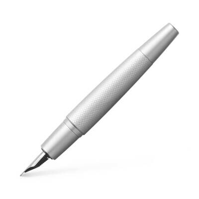 Pluma Fuente Faber-Castell E-Motion Pure Silver