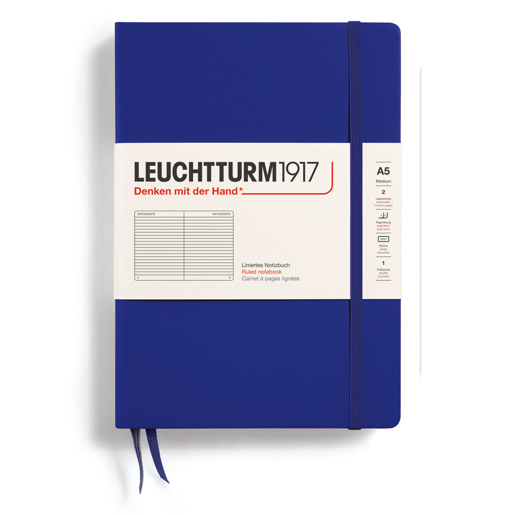 Cuaderno Leuchtturm1917 Medium A5 Ink, Lineas