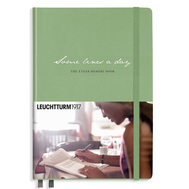 Cuaderno Leuchtturm1917 Some Lines A Day Sage