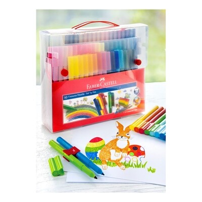 Marcador Faber Castell Connector Pen Maletín 80 Colores