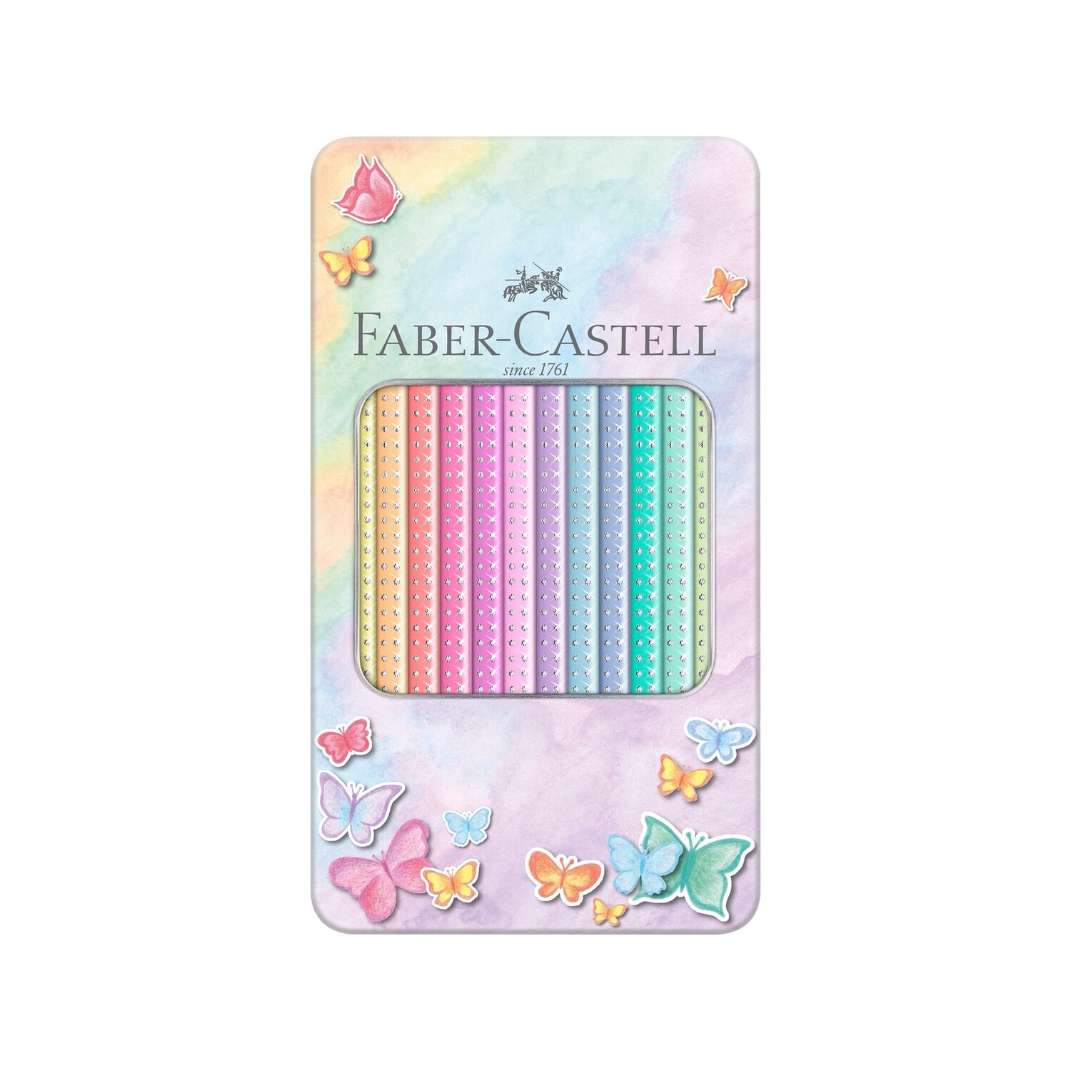 Lapiz Faber Castell Sparkle Pastel, 12 colores
