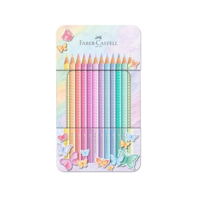Lápiz Faber-Castell Sparkle Pastel 12 Colores