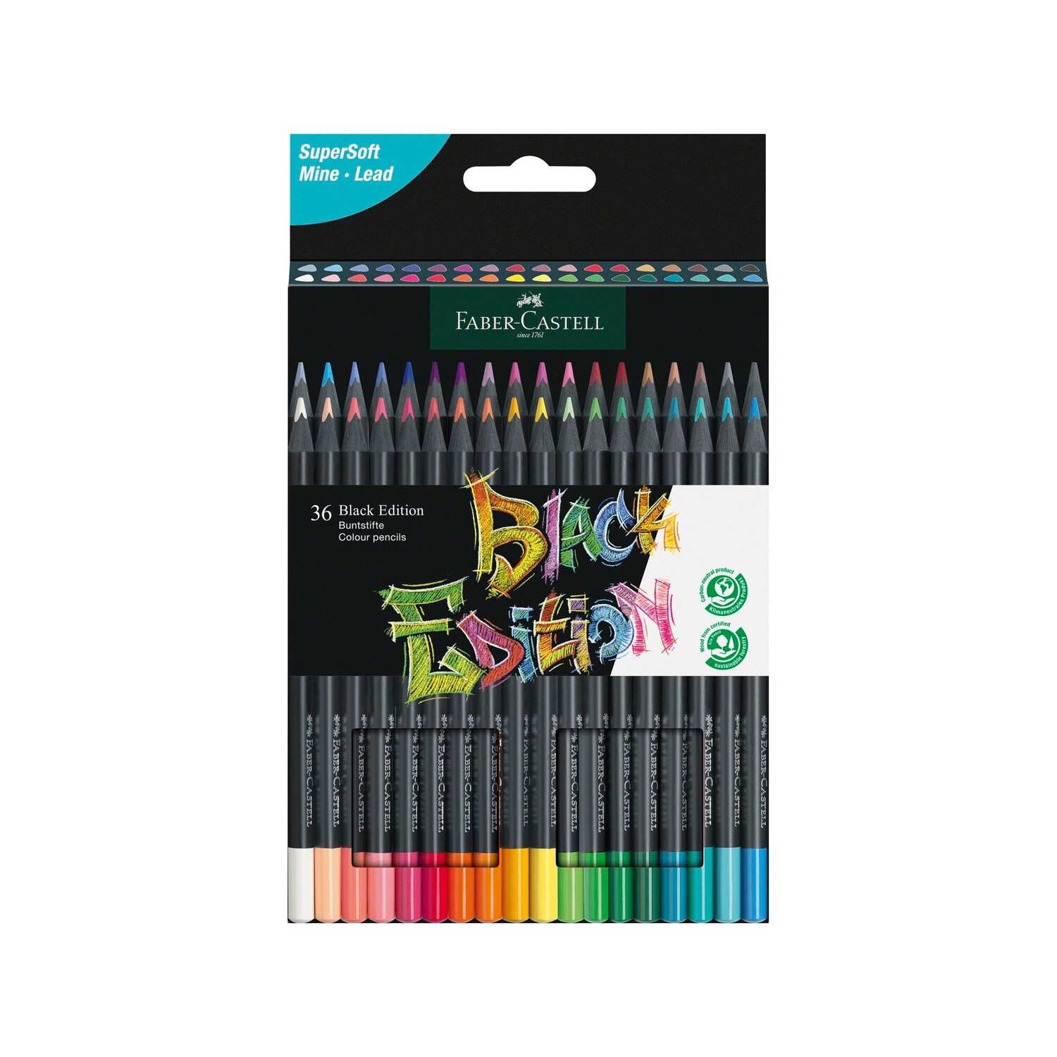 Lapiz Faber Castell Black Edition 36 colores