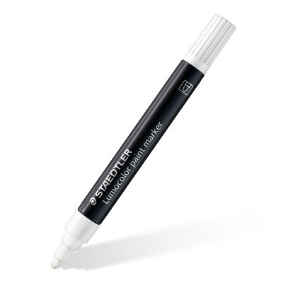 Marcador acrilico Staedtler Lumocolor Paint Marker, blanco