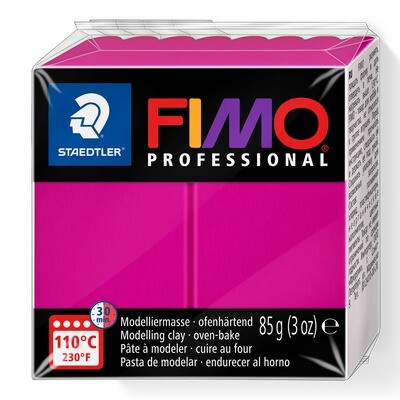 Arcilla polimerica FIMO Professional, color True Magenta