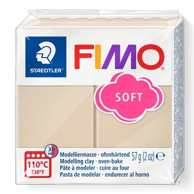 Arcilla polimerica para modelar FIMO Soft, color Sahara