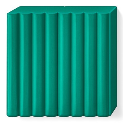 Arcilla polimerica para modelar FIMO Soft, color verde esmeralda
