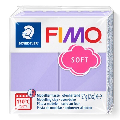 Arcilla polimerica para modelar FIMO Soft, color lila