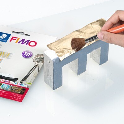 Accesorios FIMO® Hoja Metálica, color oro