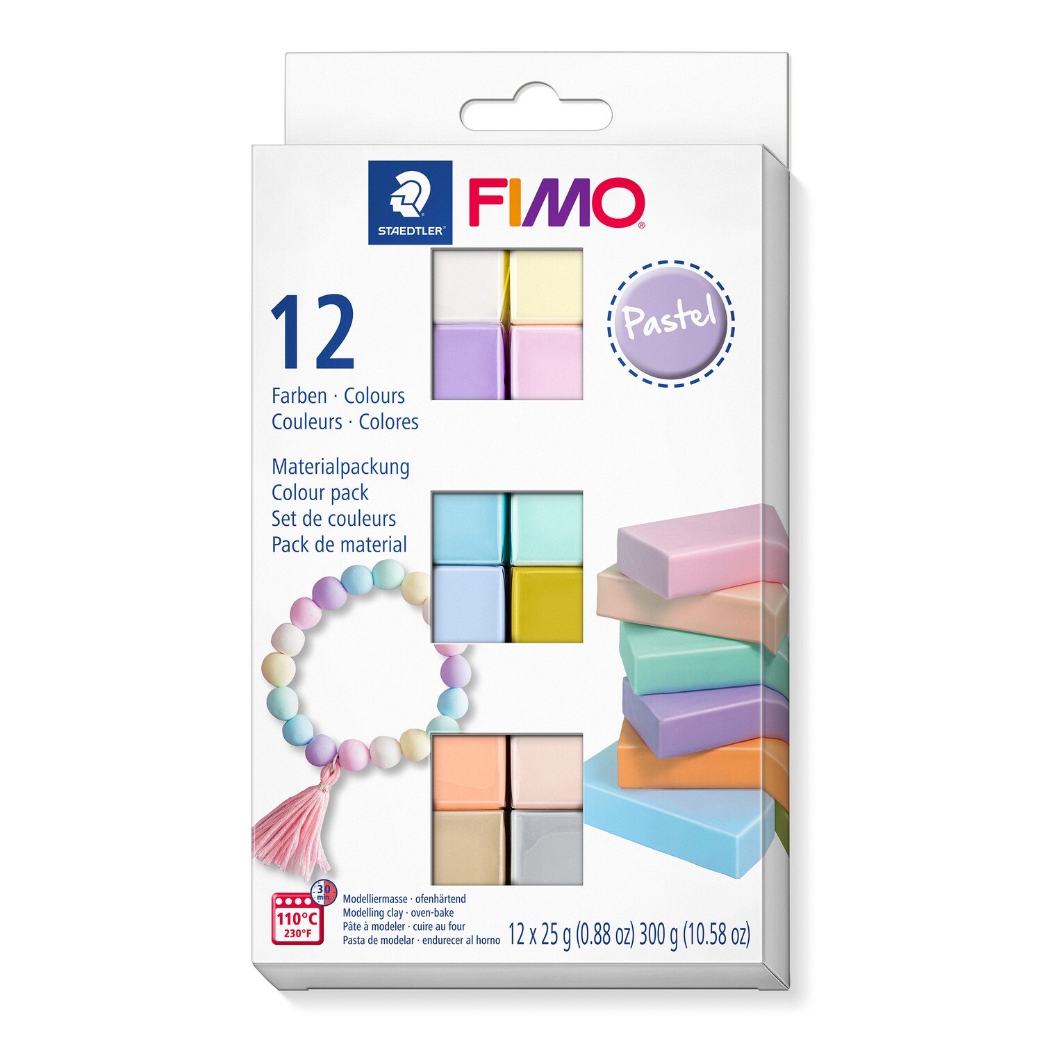 Arcilla polimerica para modelar FIMO Soft, Color Pack Pastel