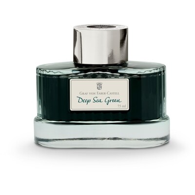 Tinta Graf von Faber Castell Botella 75ml Deep Sea Green