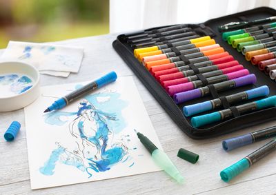 Marcador Faber Castell Albrecht Durer acuarelable, estuche con zipper