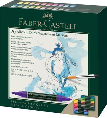 Marcador Faber Castell Albrecht Durer Watercolour Set 20 Colores