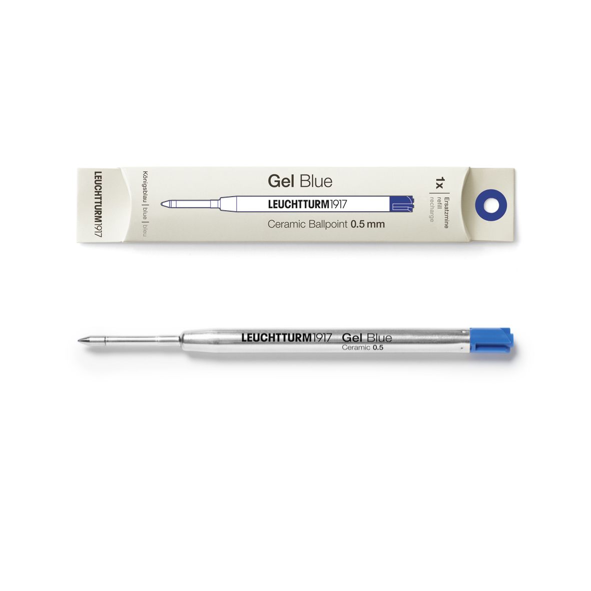 Repuesto para boligrafo Leuchtturm1917 Drehgriffel tinta Gel, color Azul