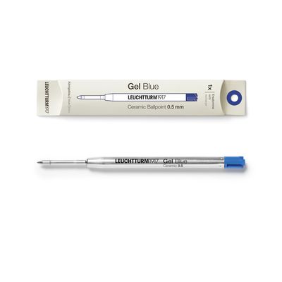 Repuesto para boligrafo Leuchtturm1917 Drehgriffel tinta Gel, color Azul