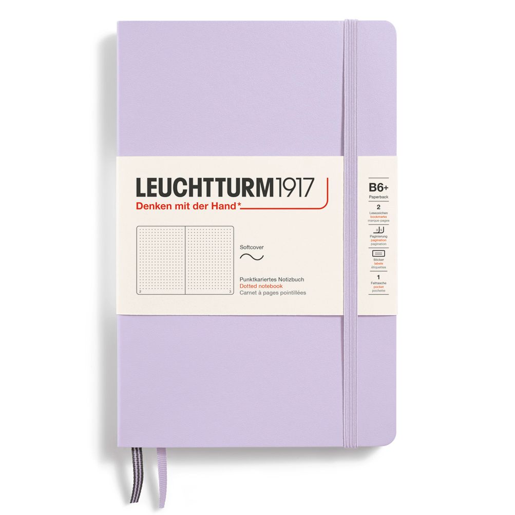 Cuaderno Leuchtturm1917 B6+ Softcover, Lilac, puntos