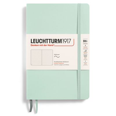Cuaderno Leuchtturm1917 B6+ Softcover, Mint Green, puntos