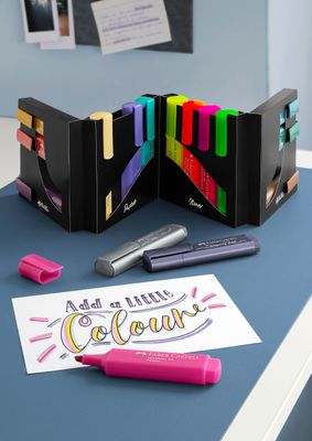 Marcador Faber Castell Textliner Juego de Escritorio,  16 colores