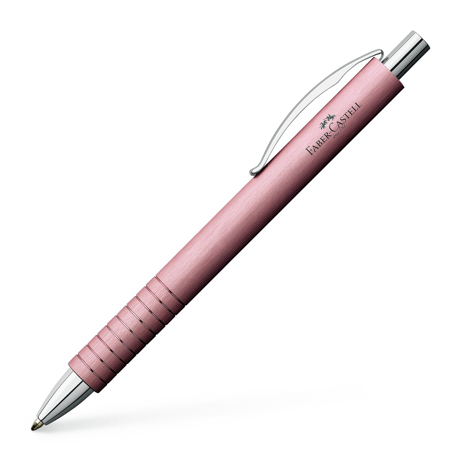 Boligrafo Faber-Castell Essentio Aluminio, color rosé