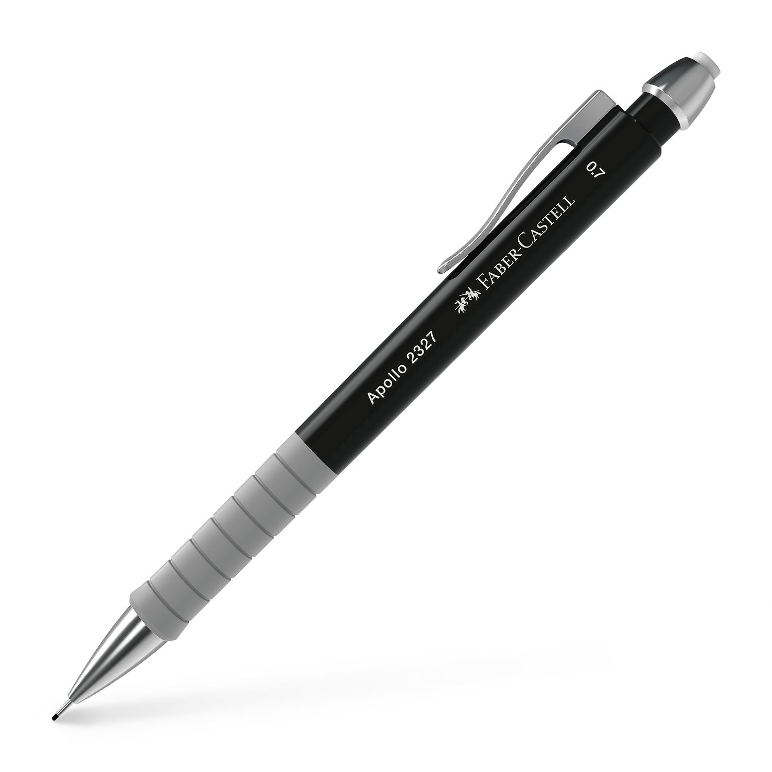 Portaminas 0.7mm Faber Castell Apollo, color Negro