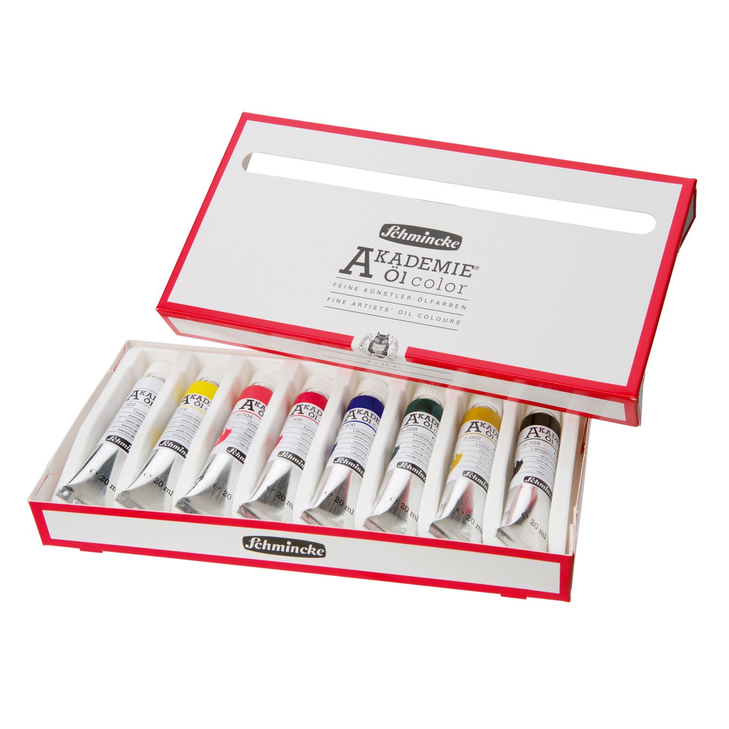 Pintura oleo Schmincke Akademie Öl Color, 8 colores de 20ml