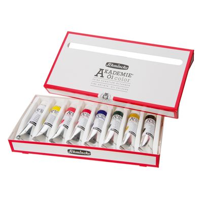Pintura oleo Schmincke Akademie Öl Color, 8 colores de 20ml