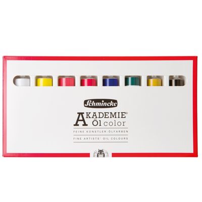Pintura oleo Schmincke Akademie Öl Color, 8 colores de 20ml