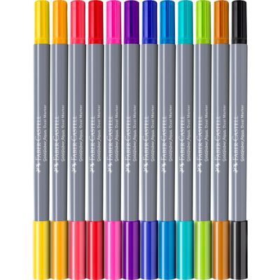 Marcador Faber-Castell Goldfaber Aqua Dual 12 Colores