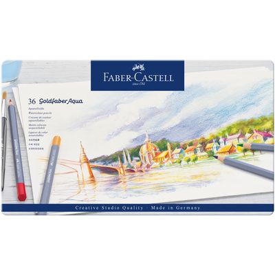 Lapiz Faber Castell Goldfaber Aqua 36 colores