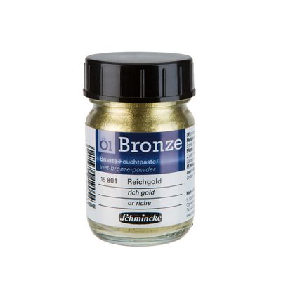 Pintura Schmincke Oil Bronze 50ml, color Rich Gold