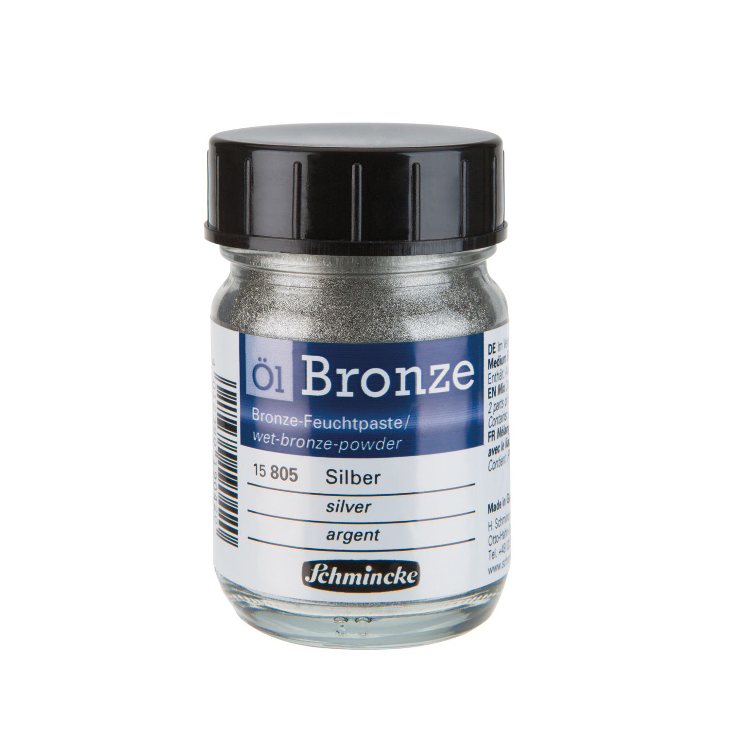 Pintura Schmincke Oil Bronze 50ml, color Silver