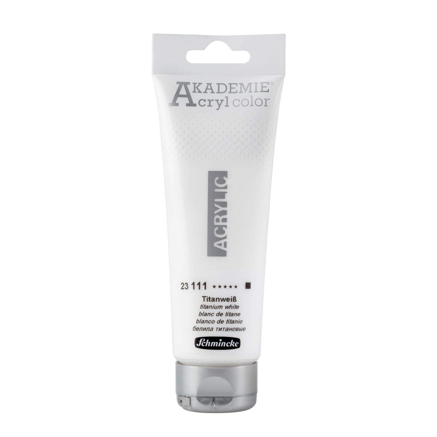 Pintura acrilica Akademie Acryl Color 120ml 111 Titanium White
