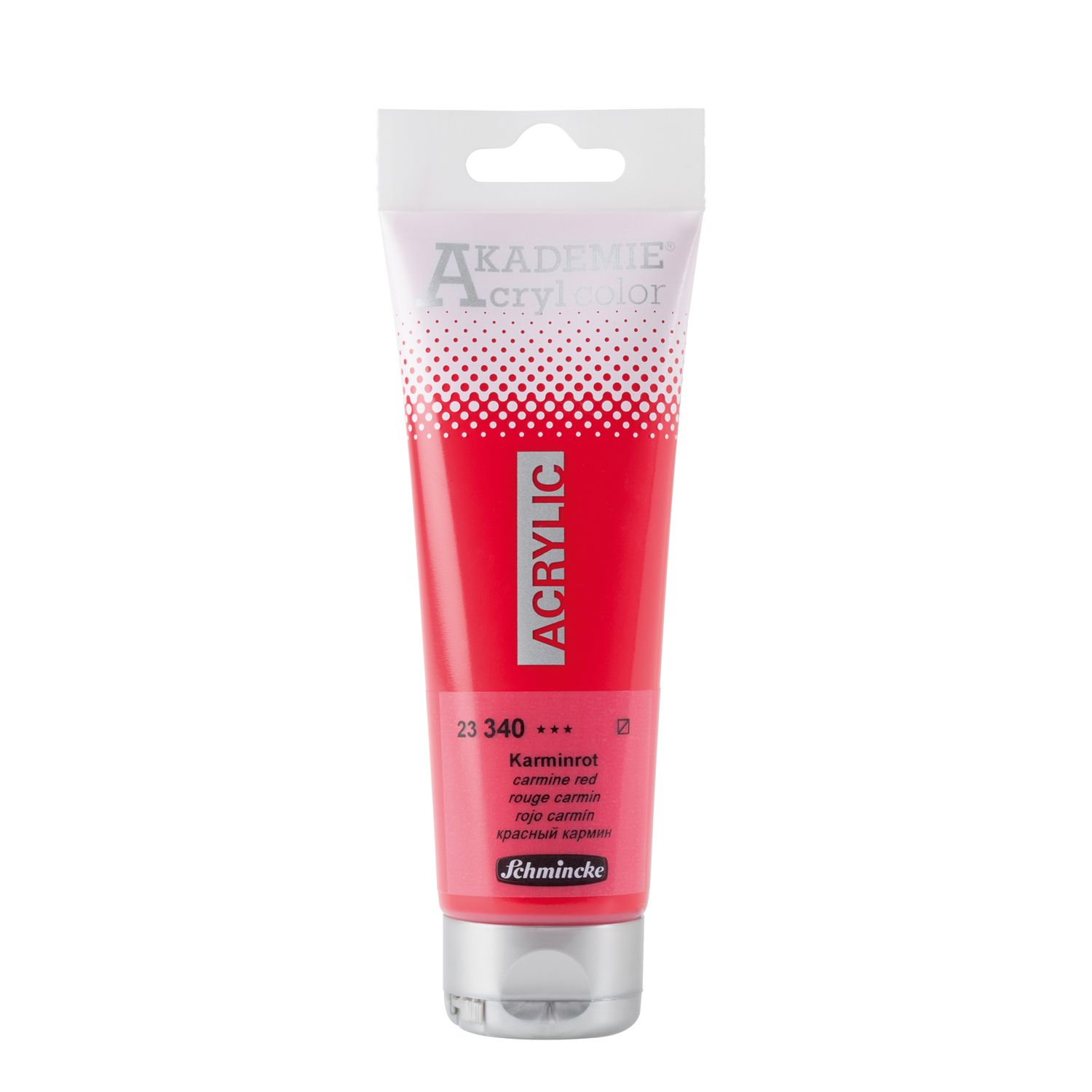 Pintura acrilica Akademie Acryl Color 120ml 340 Carmine Red