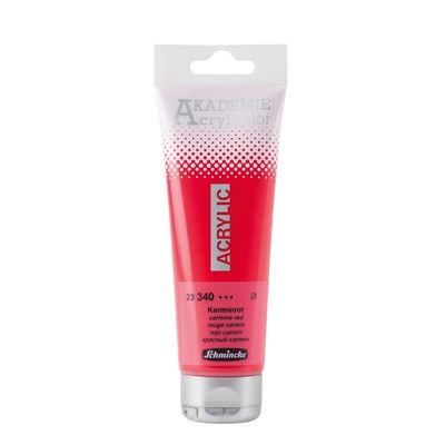Pintura acrilica Akademie Acryl Color 120ml 340 Carmine Red