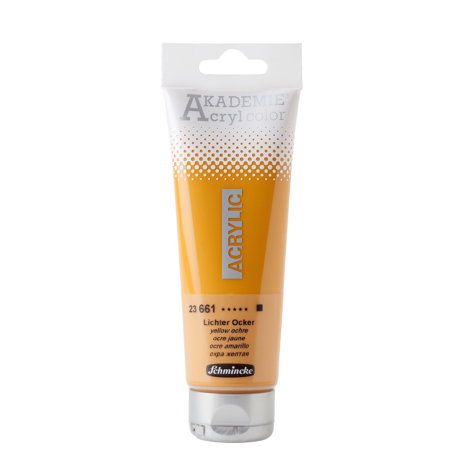 Pintura acrilica Akademie Acryl Color 120ml 661 Yellow Ochre